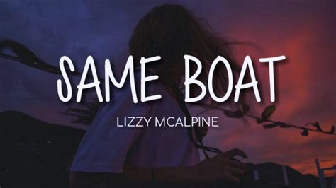 same boat lizzy mcalpine